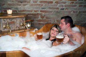Pivní lázně Ostrava – luxusní koupel ve dvou
